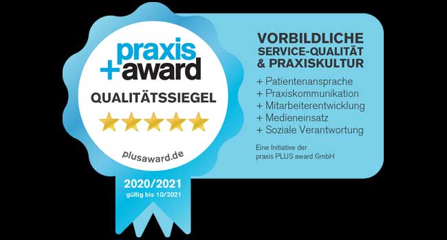 Praxis+Award-Qualitätssiegel erneut bestätigt